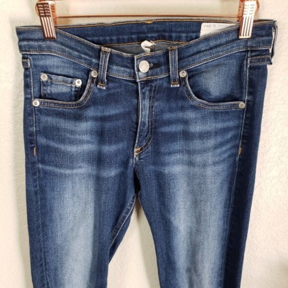 Rag & Bone Distressed Skinny Jeans in Pacifico Whiskering Fading size 27 - Picture 4 of 13